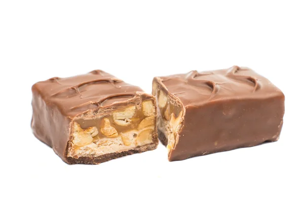 Smaczne czekolady z orzechami — Zdjęcie stockowe