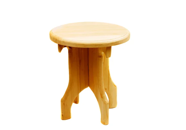 Pojedyncze drewniane krzesło — Zdjęcie stockowe