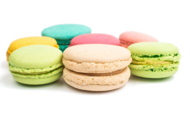 Renkli ve lezzetli Fransız Macarons