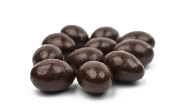 Sabrosas almendras en chocolate —  Fotos de Stock