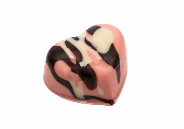 Chocolate hearts candies — Stock Photo, Image
