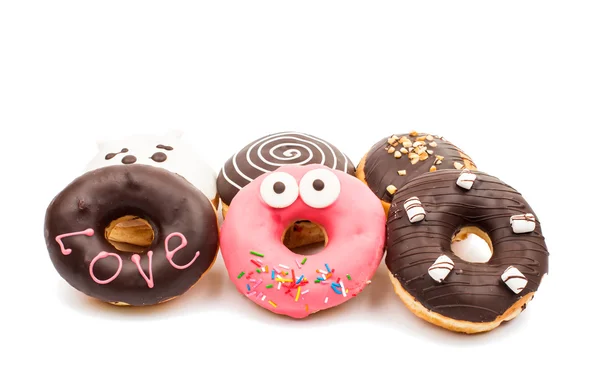 Donuts criativos saborosos — Fotografia de Stock