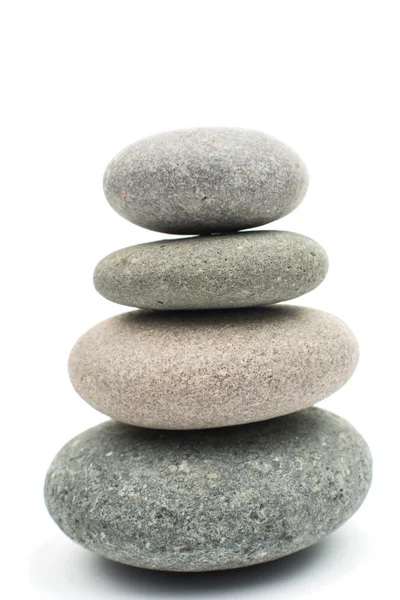 Pile of massage stones — Stock Photo, Image