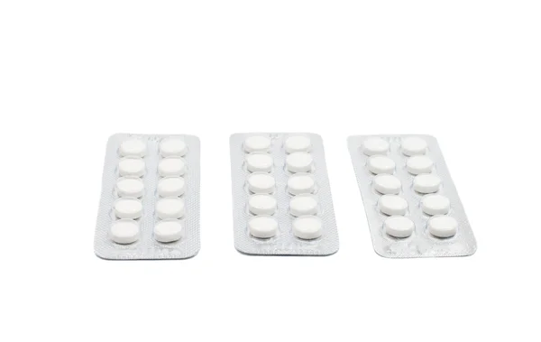 Verpakken van tabletten close-up — Stockfoto