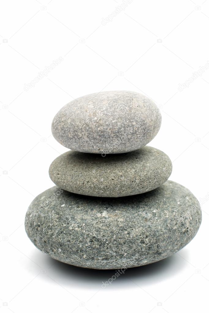 Pile of massage stones