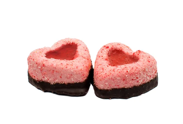 Sweet cake hearts — Stock Photo, Image
