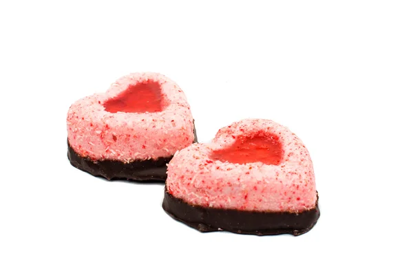 Sweet cake hearts — Stock Photo, Image