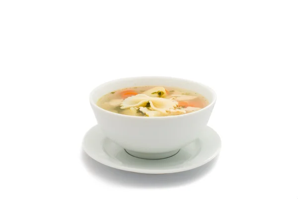 Sopa de pollo saludable — Foto de Stock