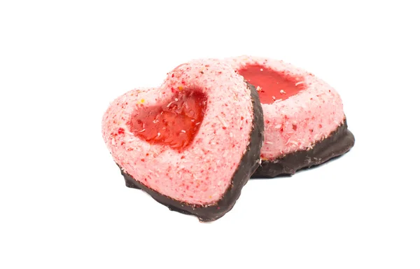 Deliciosos corazones de pastel — Foto de Stock
