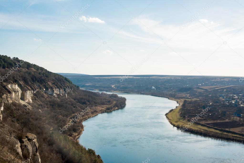 landscape of the Dniester River 