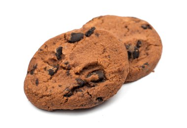 Çikolata parçacıklı kurabiye. 