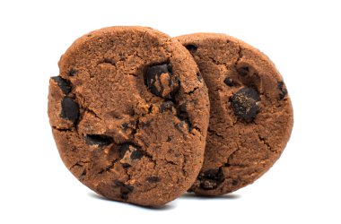 Çikolata parçacıklı kurabiye. 