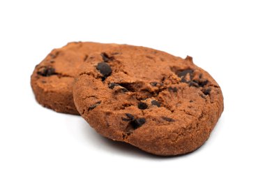 Çikolata parçacıklı kurabiye. 