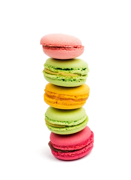 Färgglada söta Macaroons — Stockfoto