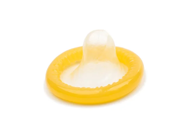 Vybaleno kondom připravené k použití — Stock fotografie