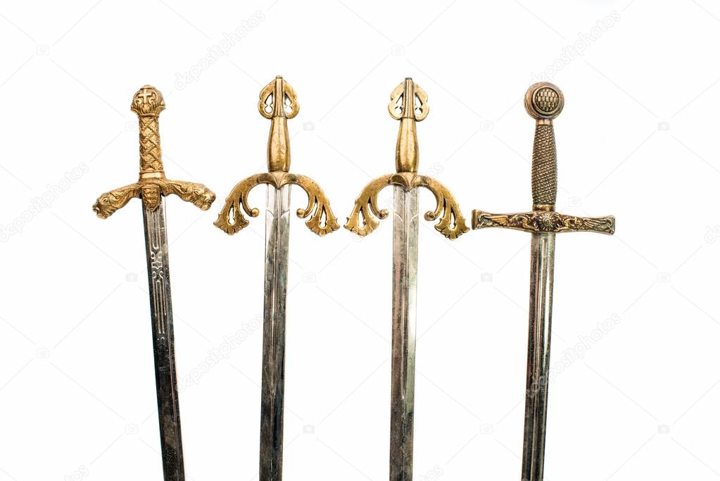 Old historical swords