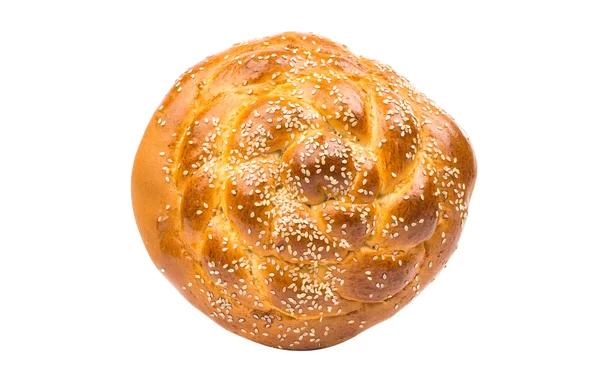 Bun with sesame seeds — Stock Photo, Image