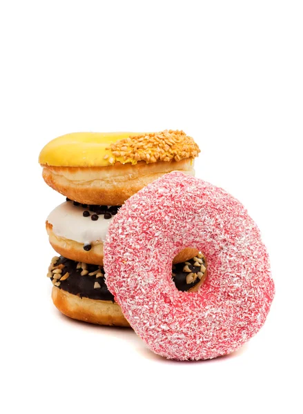 Lekkere geglazuurde donuts — Stockfoto