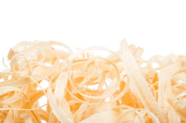 Yumuşak ahşap bukleler veya talaş