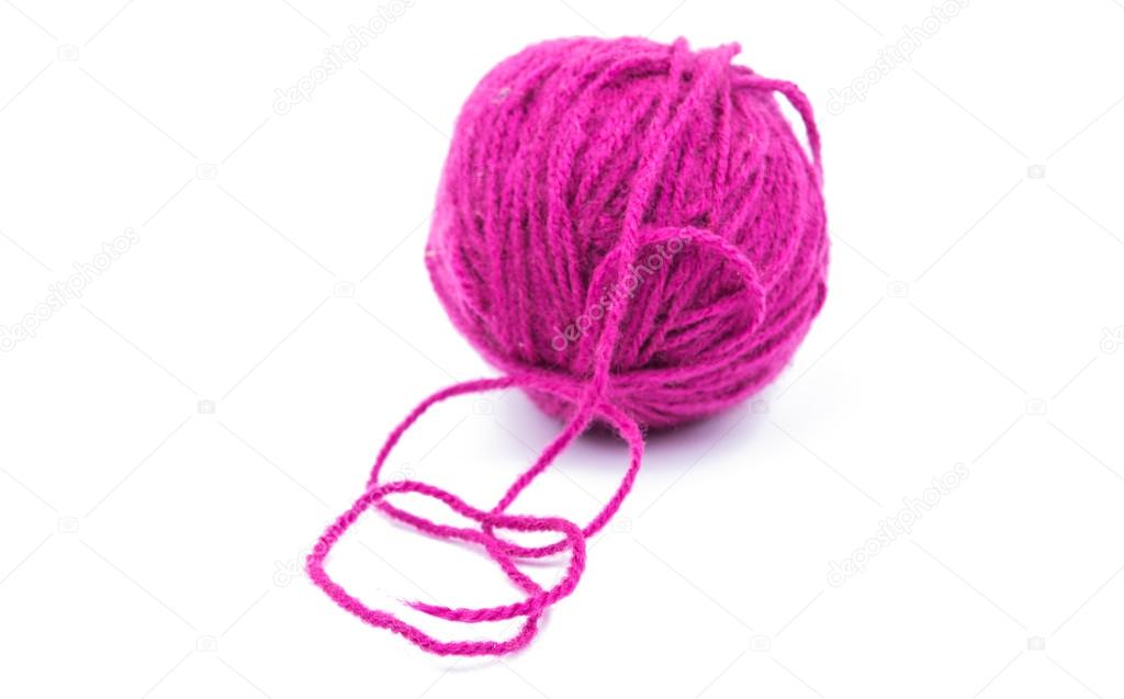 Purple ball of yarn