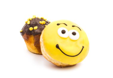 Lezzetli donut çörekler