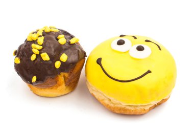 Lezzetli donut çörekler