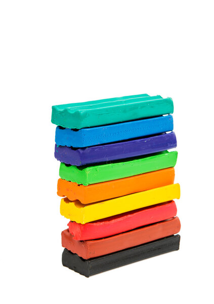 Modeling colorful clay