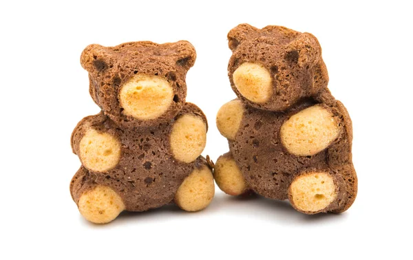 Cookie in de vorm van een beer. — Stockfoto