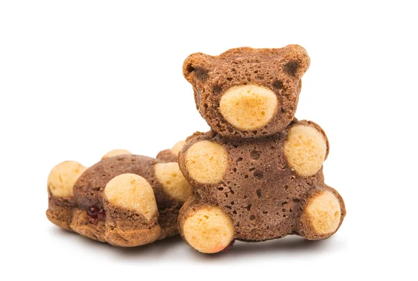 Cookie in de vorm van een beer. — Stockfoto