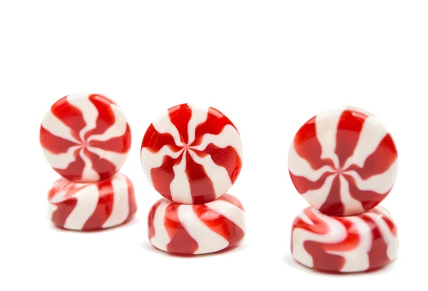 Striped fruit candies — Stock Photo, Image