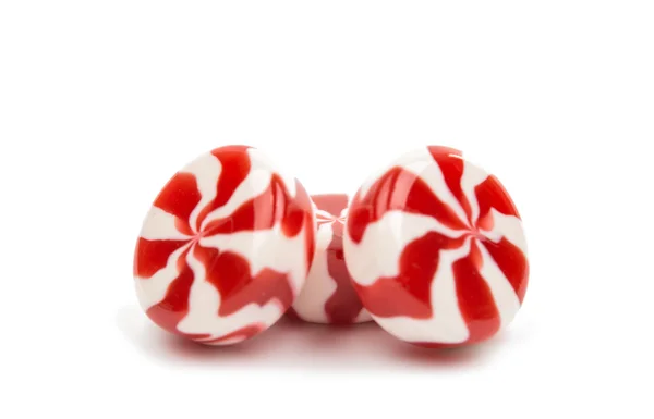 Striped fruit candies — Stock Photo, Image