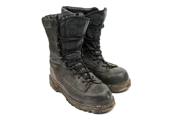 Botas militares velhas — Fotografia de Stock