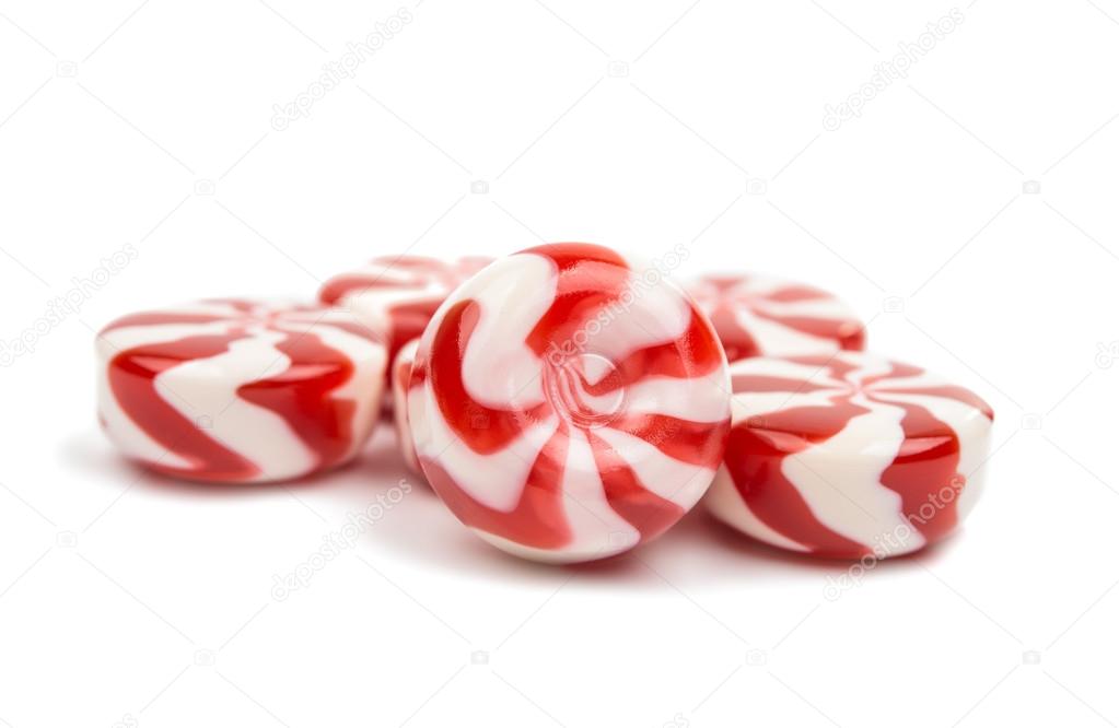 striped fruit candies