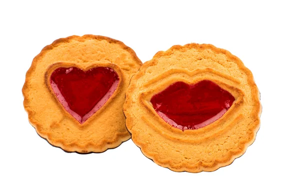 Traditional jam cookies — Stock Photo, Image