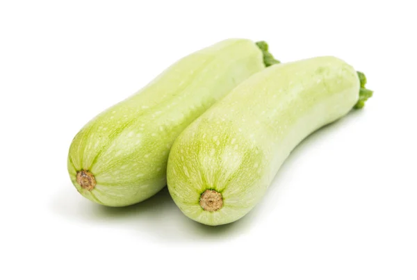 Deux courgettes fraîches — Stockfoto