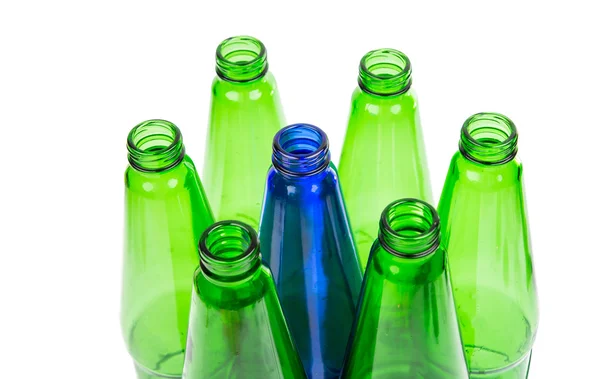 Пустые стеклянные бутылки — стоковое фото