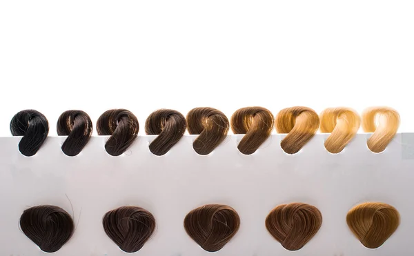 Ensemble de mèches de cheveux — Photo