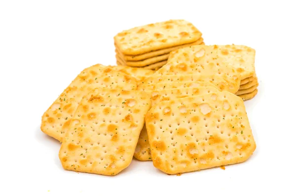 Salty crackers — Stock Photo, Image