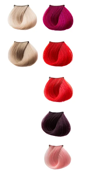 Mechón de color de pelo — Foto de Stock