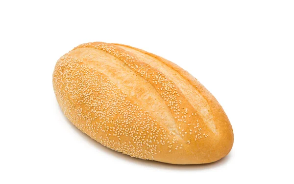 Pane con semi di sesamo — Foto Stock