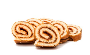 doldurma ile bisküvi rulo 