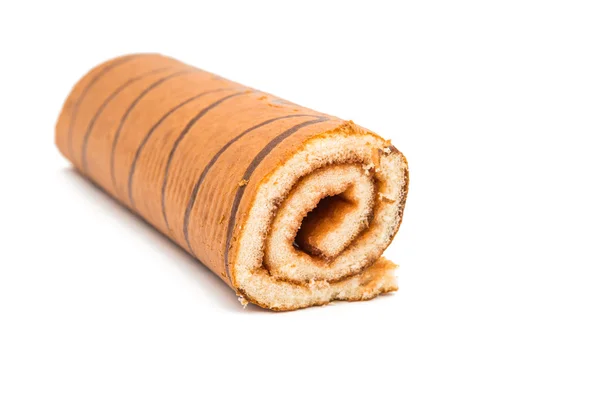 Biscuit roll met vulling — Stockfoto