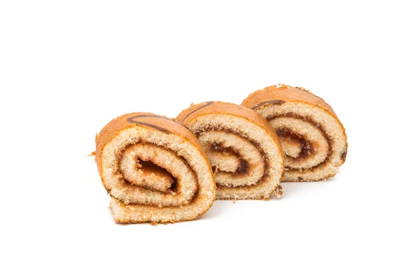 Rollo de galletas con relleno — Foto de Stock