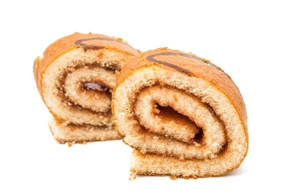 Rotolo di biscotti con ripieno — Foto Stock