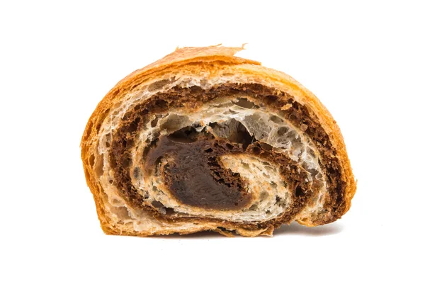 Chocolade croissant — Stockfoto