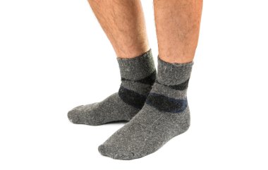 Legs--dan onun pantolon olmadan bir iş adamı.