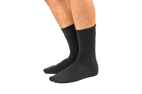 Legs vanuit een zakenman zonder zijn broek. — Stockfoto