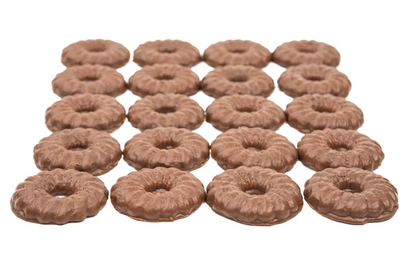 Tejes csokoládé cookie-k — Stock Fotó