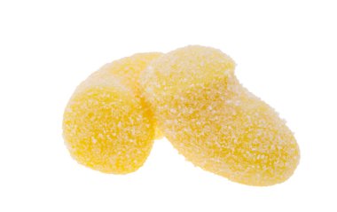 İtalyan gnocchi beyaz arka planda izole