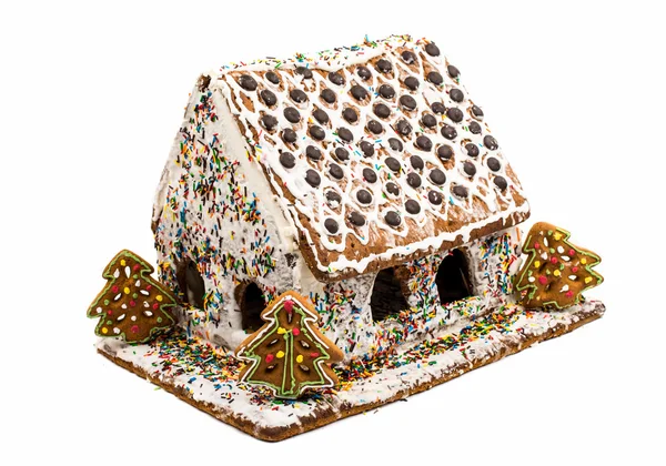 Рождественский пряничный домик Лицензионные Стоковые Фото